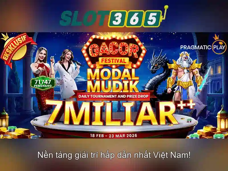 Slot365 - Trải nghiệm chơi slot trực tuyến hàng đầu Giao diện nhà cái hoàn hảo